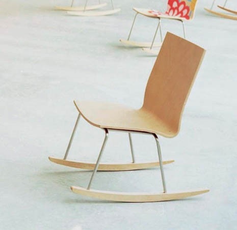 Rocking chair, manufactured by Idee