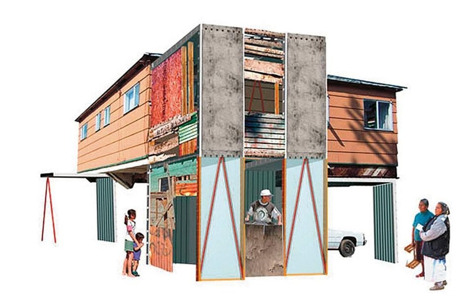 Estudio Teddy Cruz, Manufactured Sites: Emergency Housing (All images courtesy of Estudio Teddy Cruz)