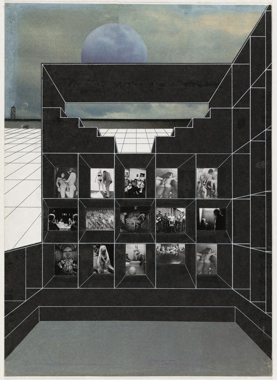 Rem Koolhaas, Madelon Vriesendorp, Elia et Zoe Zenghelis, Exodus or the Voluntary Prisoners of Architecture, 1972. © The Museum of Modern Art, New York/Scala, Florence
