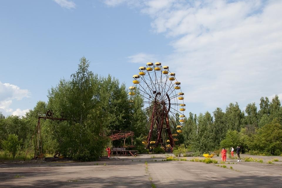 Chernobyl's theme park. Photograph by Neil Berrett.