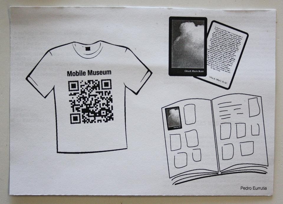 The museum T-shirt: with a QR code you can see the pictures of this mobile museum.