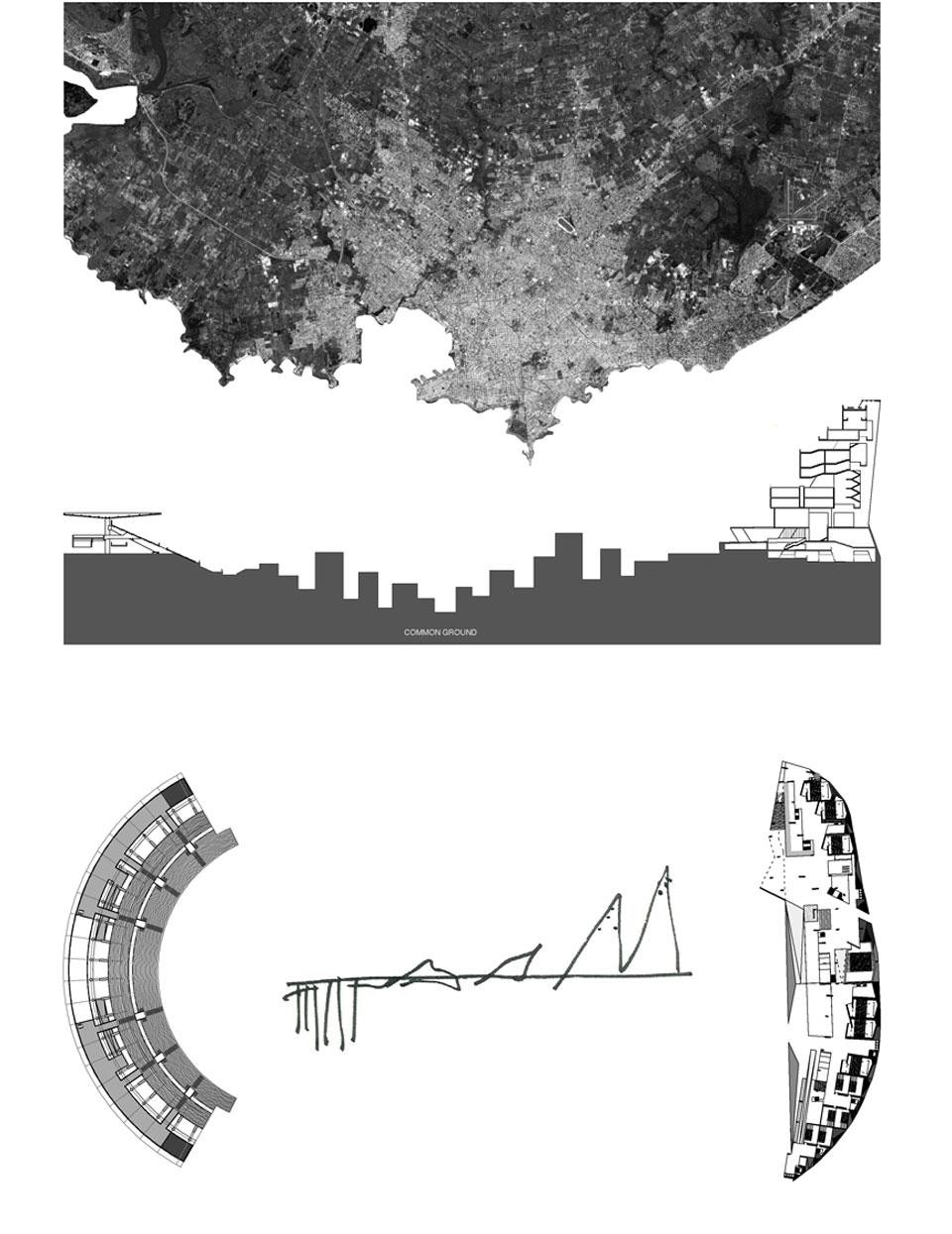 Grafton Architects, Concept Sketch. Courtesy of Grafton Architects