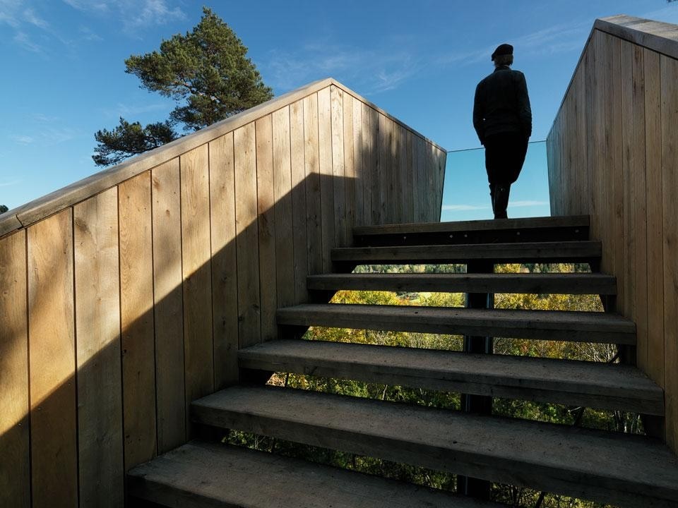 Todd Saunders, <em>Forest Stair</em>, Stokke, Norway