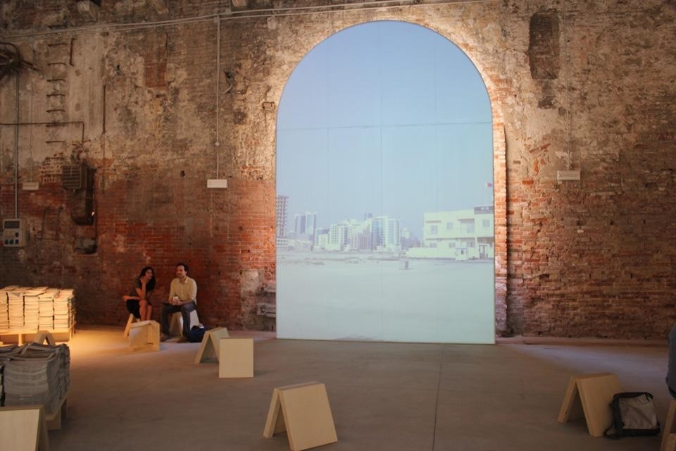 Top and above: <em>Background</em>, the Kingdom of Bahrain Pavilion at the 13th International Architecture Exhibition — Venice Biennale. Top photo by Gaia Cambiaggi 