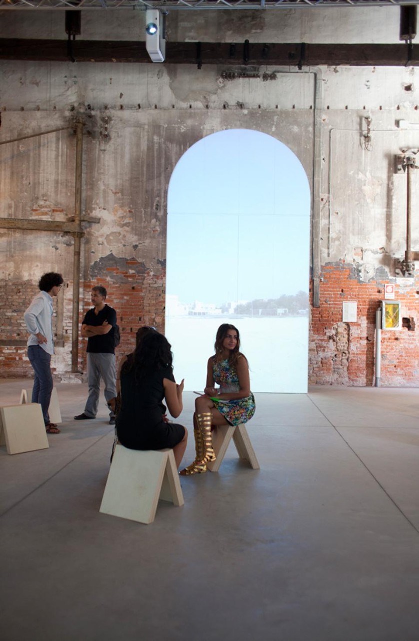 <em>Background</em>, the Kingdom of Bahrain Pavilion at the 13th International Architecture Exhibition — Venice Biennale. Photo by Gaia Cambiaggi 