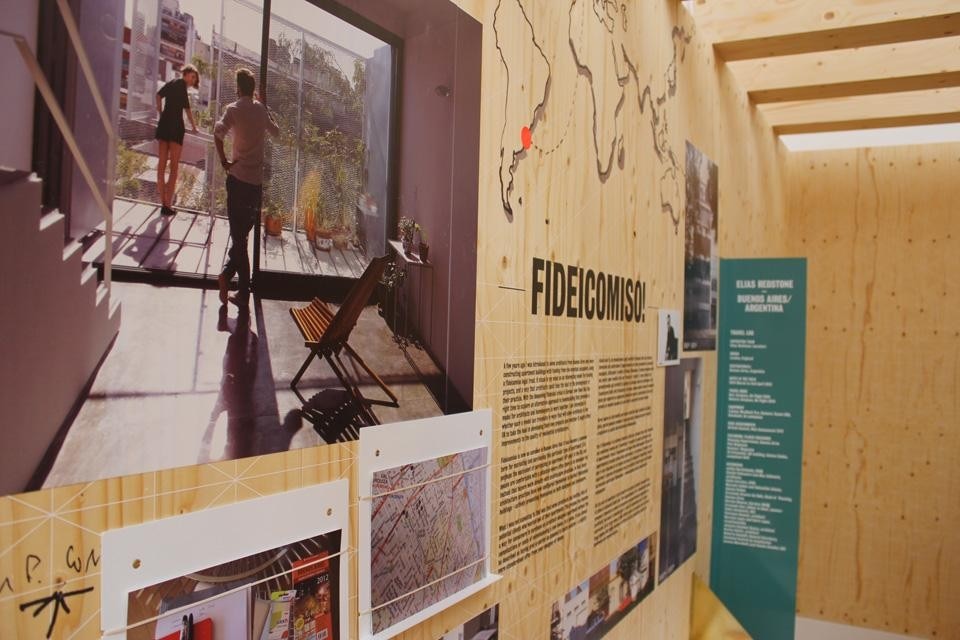 The exhibition presents two distinct atmospheres: an "emporium of ideas" where the participants' research archives are displayed; and a set of polemical proposals for the UK in the form of installations and objects