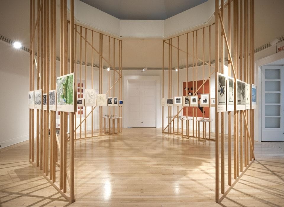 Top and above: <em>First, the Forests</em> installation view at the CCA. © CCA, Montréal