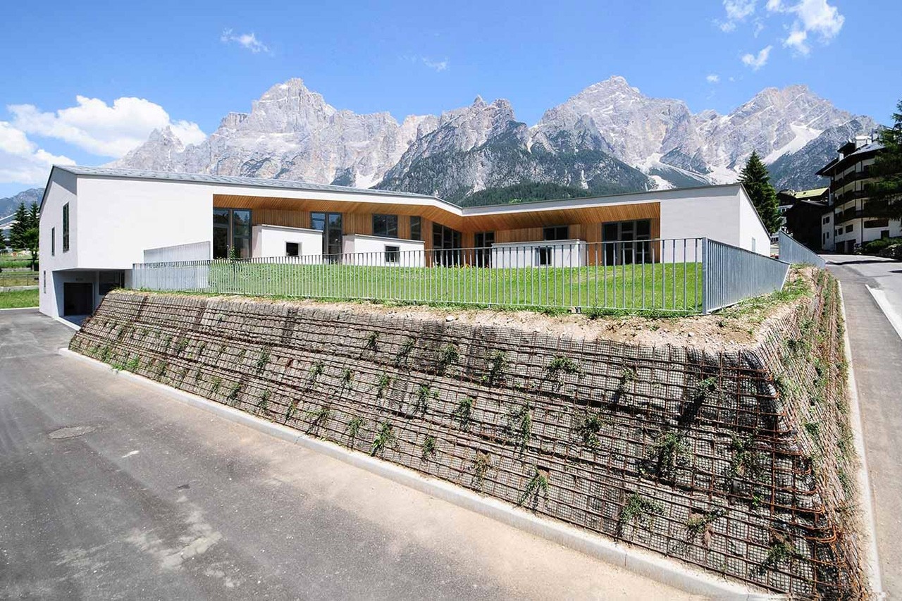 Valentino Stella, Kindergarten and nursery school with music school annexe, San Vito di Cadore, Belluno