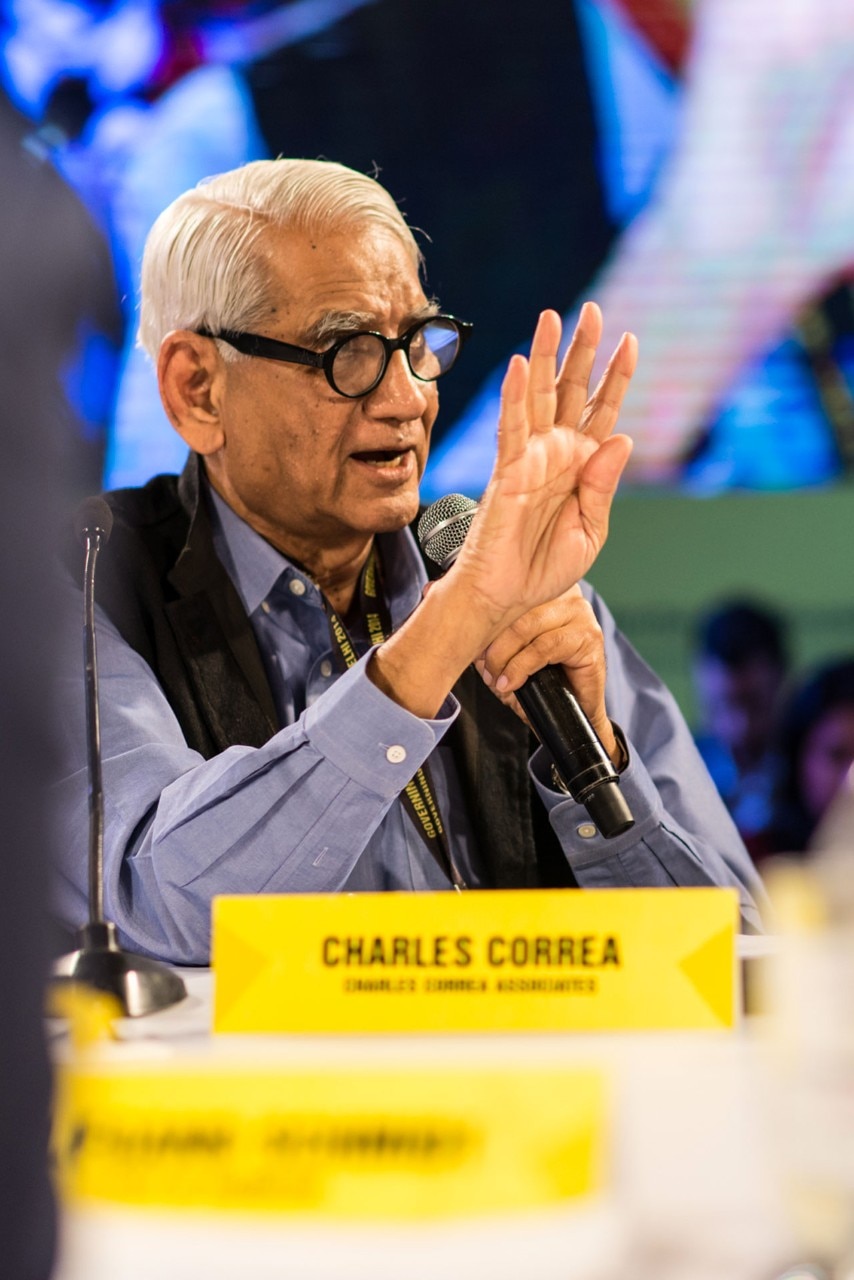 Urban Age conference, New Delhi, Charles Correa