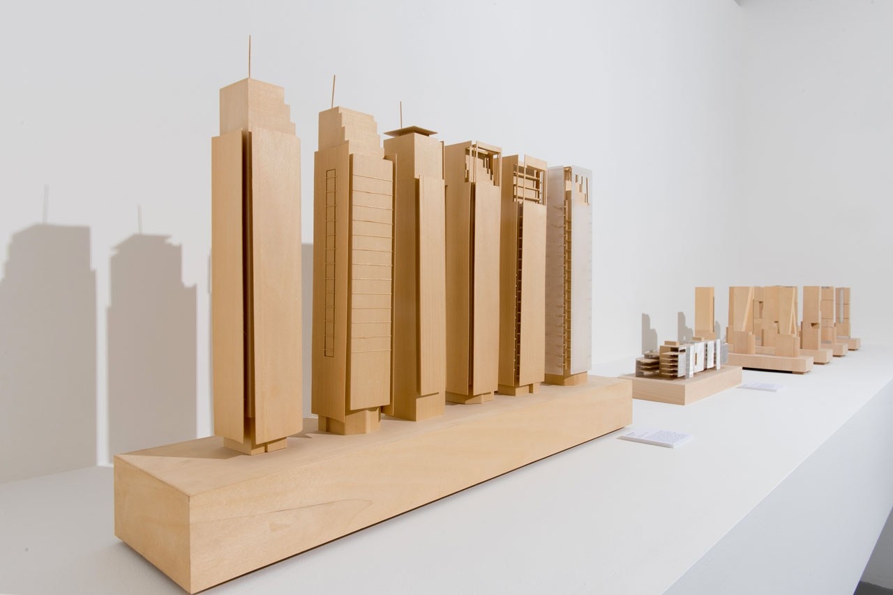 View of the exhibition “Richard Meier: Process and Vision”, at the Mana Contemporary Chicago. Photo Ken Carl