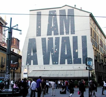 Gianni Caravaggio, <i>I AM A WALL</i>, is one of the winner of the 2004 edition
