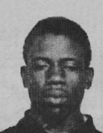 Herman "Hooks" Wallace, Photo taken  
from the newspaper <I>Black Panther Party</I>, June 10 1972
