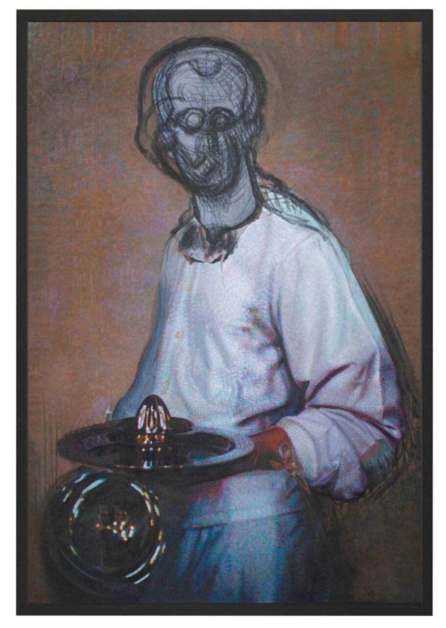 Pietro Roccasalva, <i>II Traviatore</i>, 2010. 
Acryl auf Leinwand - acrylic on canvas, 86,5 x 59 cm.