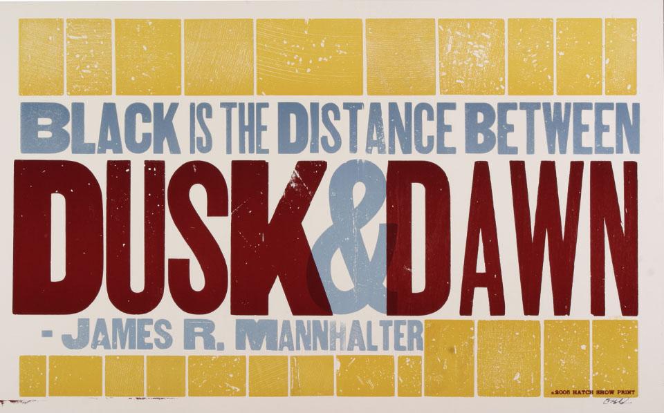Poster by Carl Pope (printed by Hatch Show print), 2006