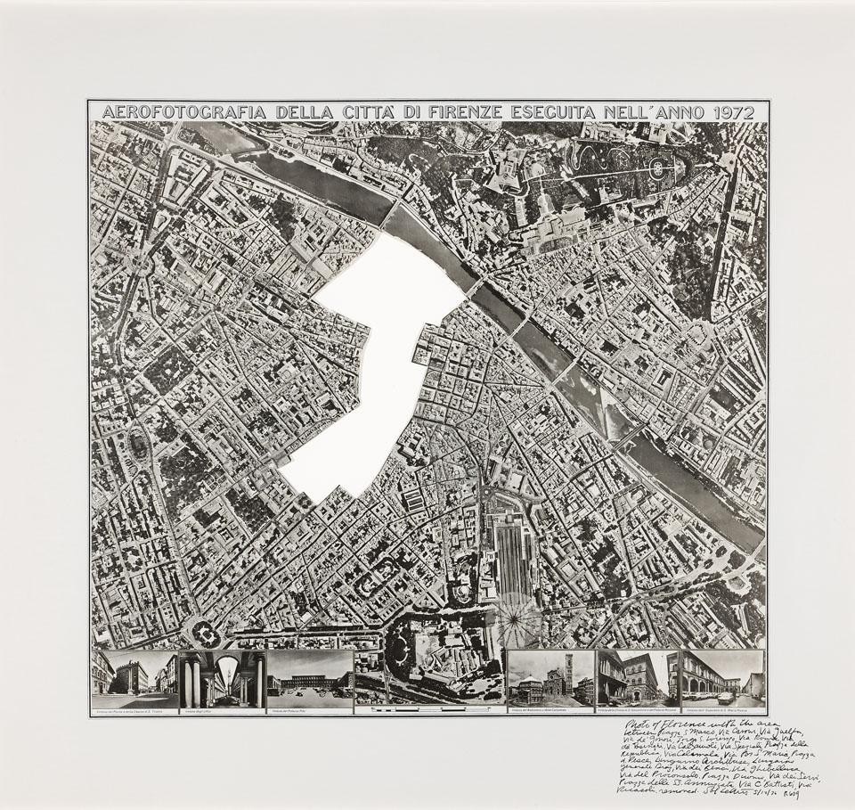 Sol LeWitt, <i>Photo of Florence,</i> r 609, 1976. © LeWitt Collection, Chester, Conneticut, USA.
