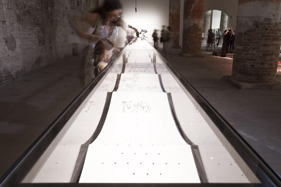 Mariana Castillo Deball, installation view, Arsenale. Photo: Giovanni Hänninen