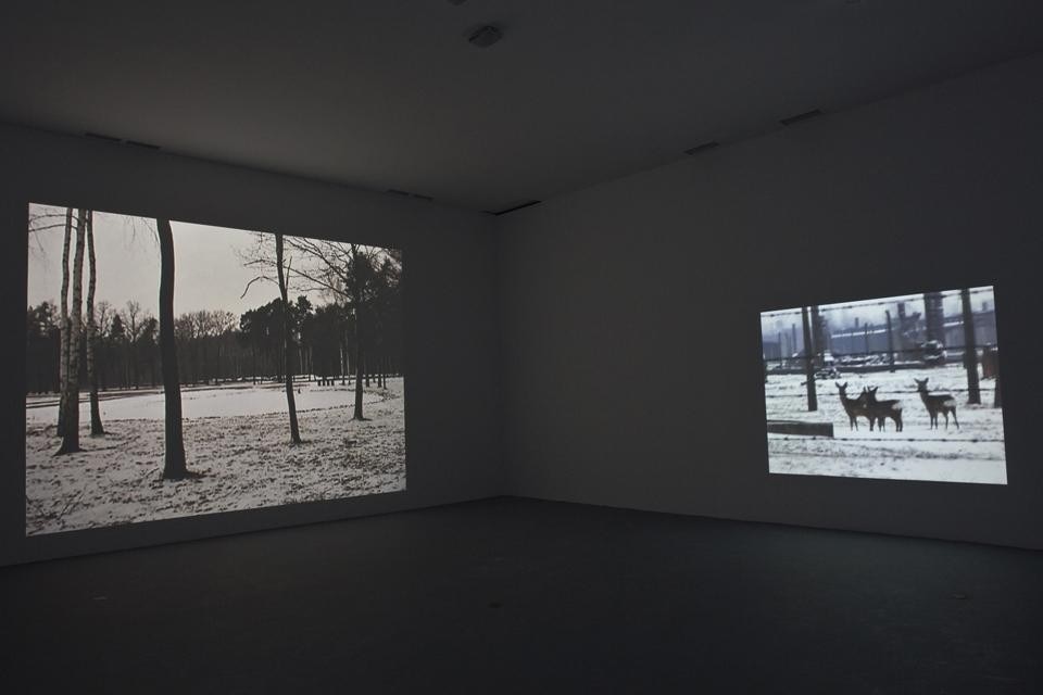 Miroslaw Balka, FRAGMENT. <i>Winterreise / The Pond</i> 2003, MB + Gladstone Gallery, New York [left].  <i>Winterreise Bambi,</i> 2003, © MB + Gladstone Gallery, New York [right]. 