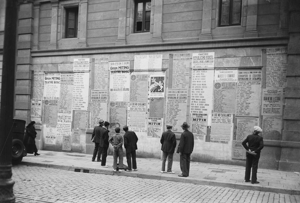 Electoral propaganda posters. Barcelona, 1932. 