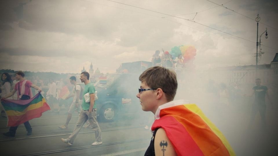 Tomas Rafa, <em>Queer Parade, Prague, Czech Republic</em>, August 2011