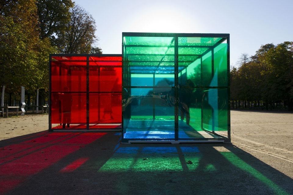 Carlos Cruz Diez, <em>Chromosaturation</em>, 1965, FIAC 2012, Jardin des Tuileries