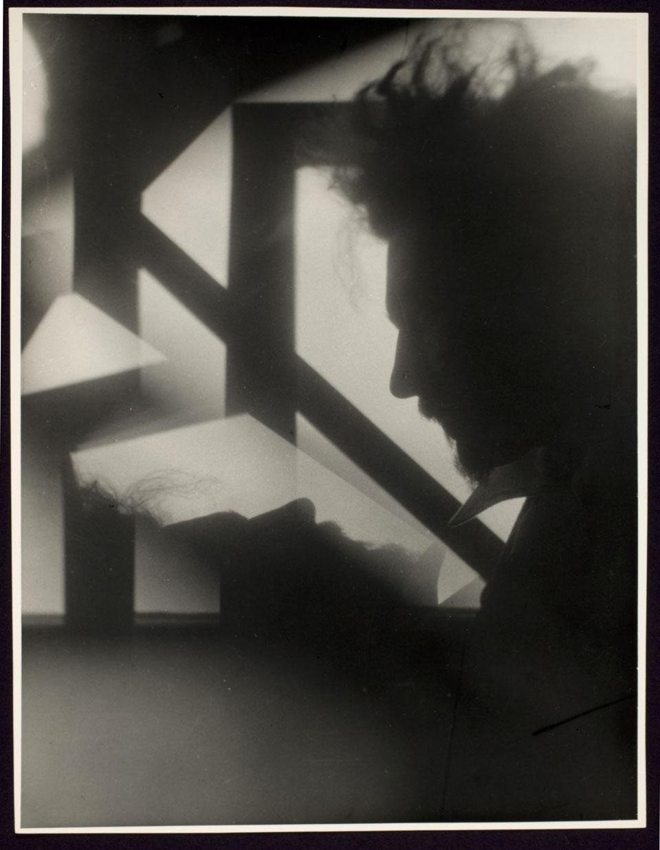 Alvin Langdon Coburn,
<em>Vortograph of Ezra Pound,</em> 1917.
George Eastman House, Rochester