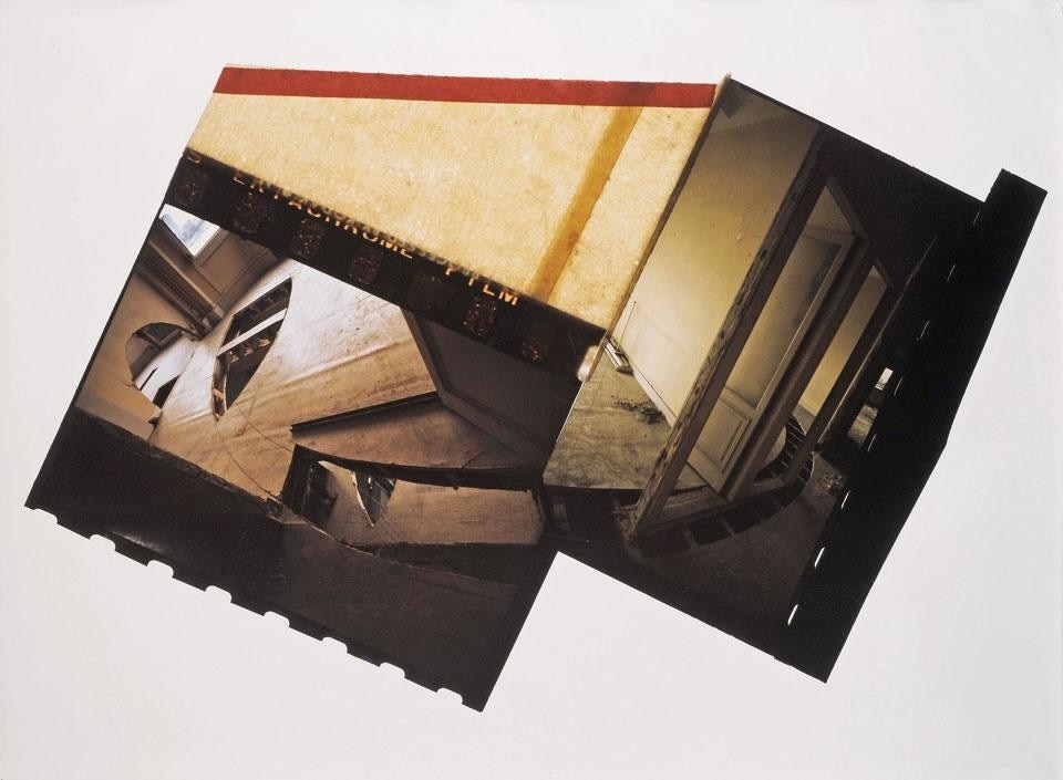Top: Gordon Matta-Clark, <em>Conical intersect</em>, 1975-1978, cibachrome, 75,6 X 101,5 cm, . Above: Gordon Matta-Clark, <em>Office Baroque</em>, 1977, cibachrome, 76 X 101 cm