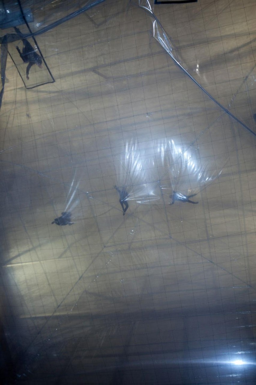 Tomás Saraceno, <em>On Space Time Foam</em> installation at Hangar Bicocca, now extended through 17 February 2013