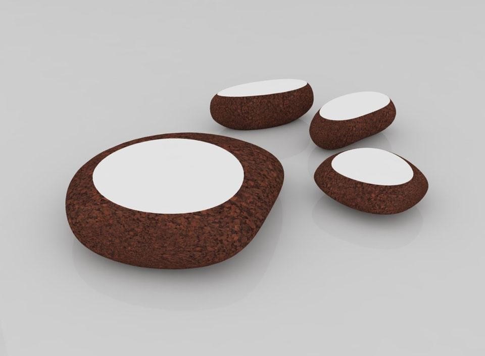 Portuguese designer Marco Sousa imagined a coffee-table suitable for the pool.