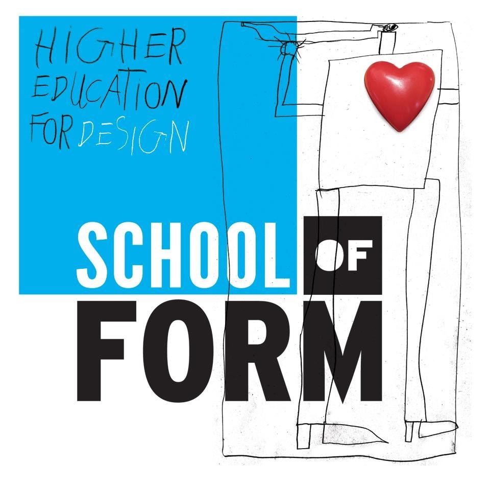 The logo for the New School of Form.