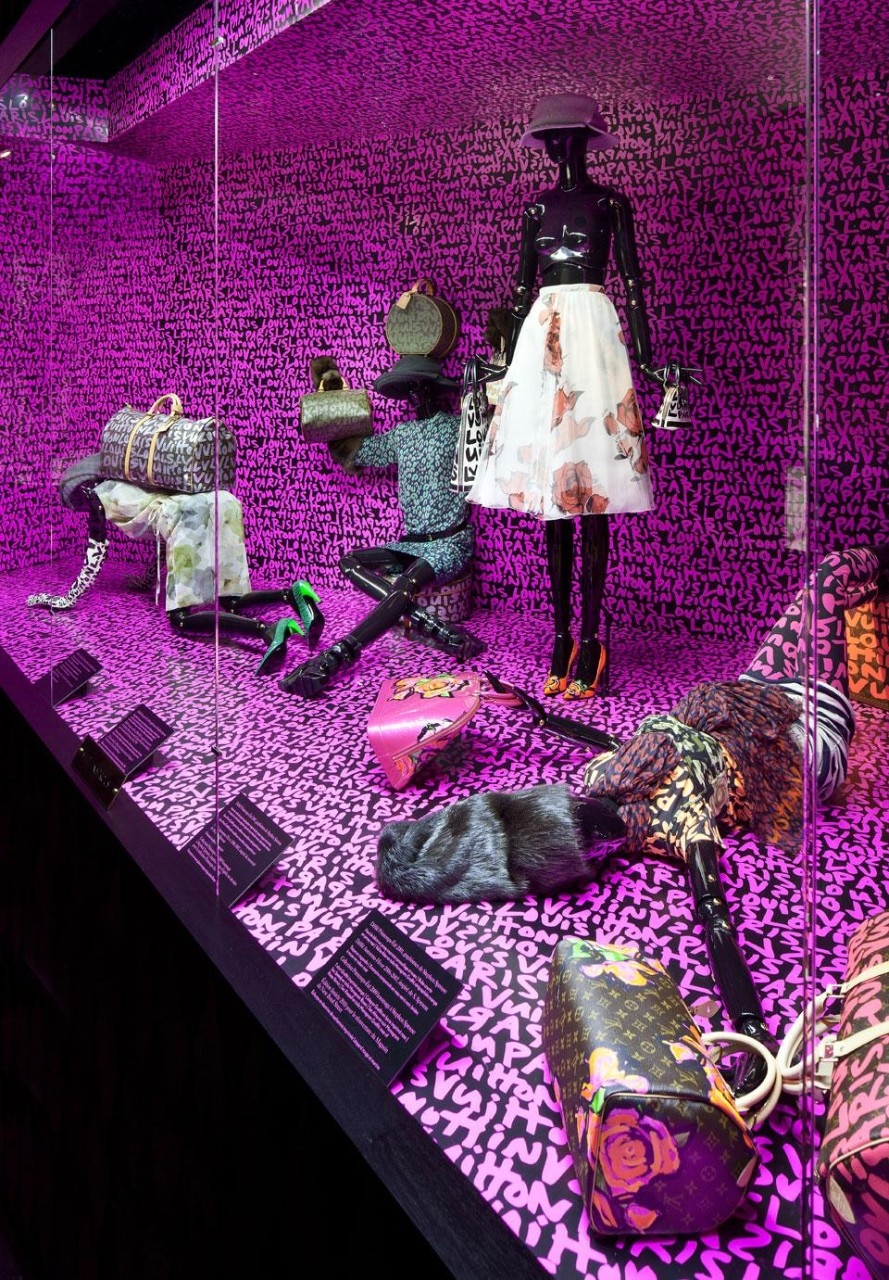 <em>Louis Vuitton - Marc Jacobs</em>, at the Musée des Arts Décoratifs, installation view