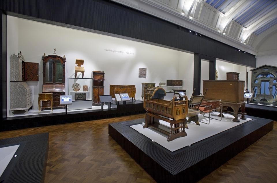 View of the Dr Susan Weber gallery, Victoria and Albert Museum, London