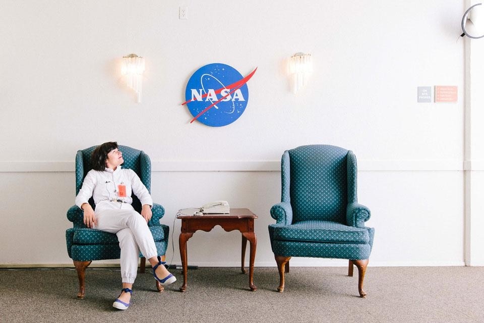 Nelly Ben Hayoun in the NASA Ames Research Center