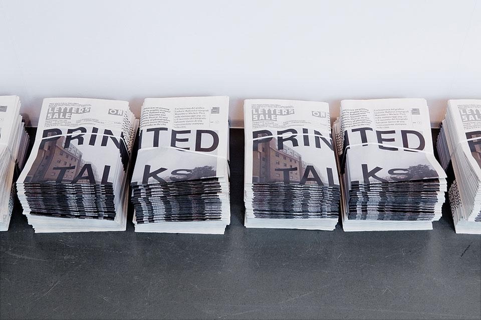 <em>Printed Talks in the City</em>, installation view at the Istituto Svizzero / Swiss Institute, Milan