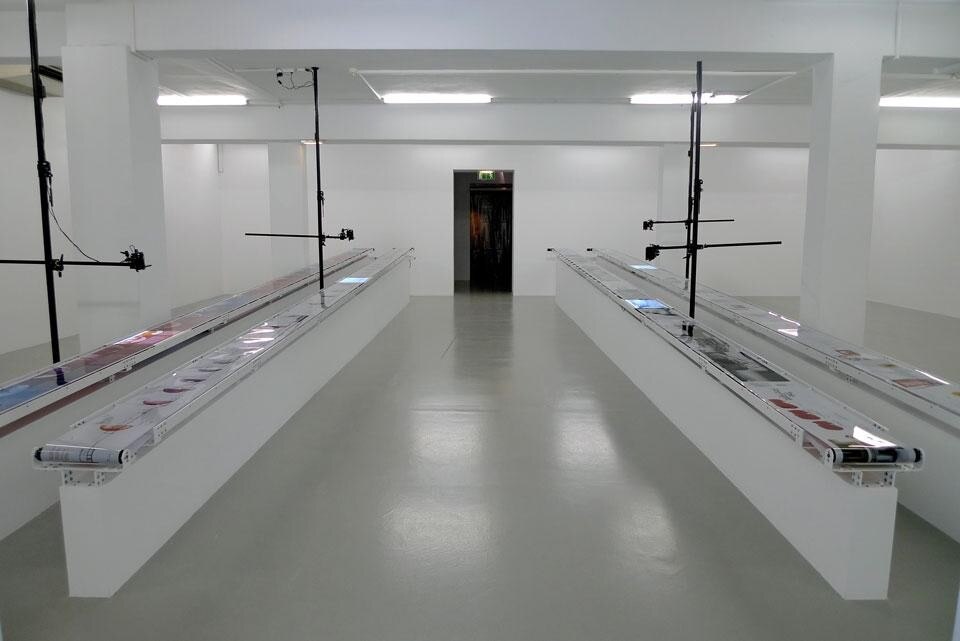 <em>Collecting Architecture Territories</em> installation view at Deste Foundation, Athens