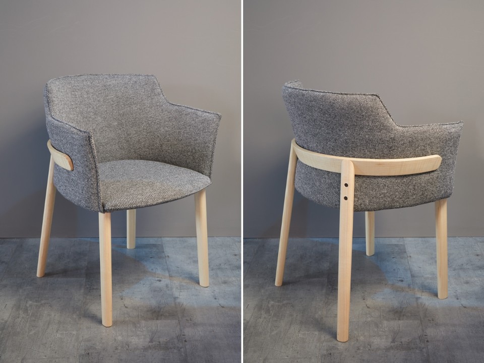 Pince chair by LucidiPevere for Gebrüder Thonet Vienna