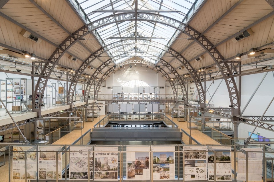 view of the exhibition “Réinventer Paris” at the Pavillon de l’Arsenal. Photo © Pierre L’Excellent