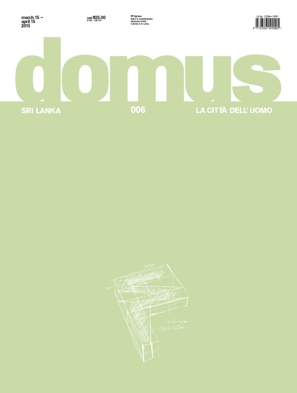 Domus Sri Lanka, 06 March–April 2015, cover