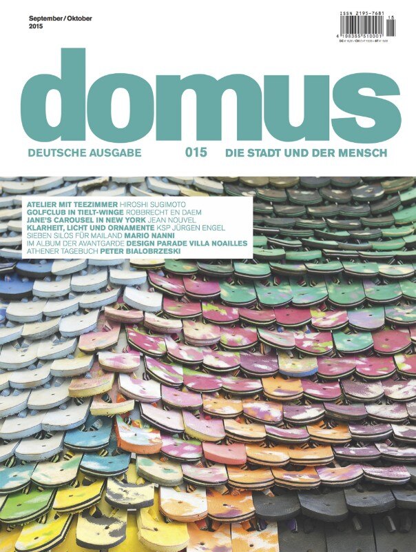 Domus Germany 015, September–October 2015, cover