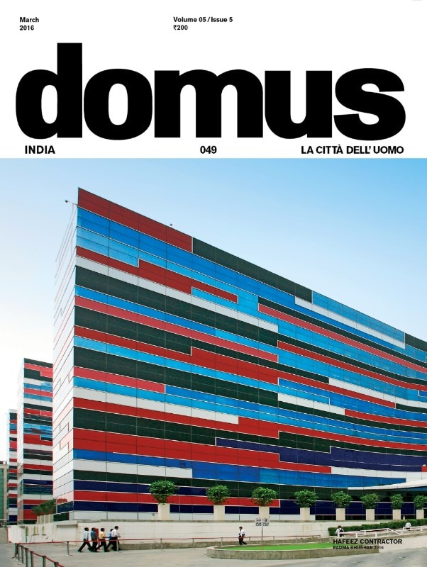 Domus India 49, March 2016, cover
