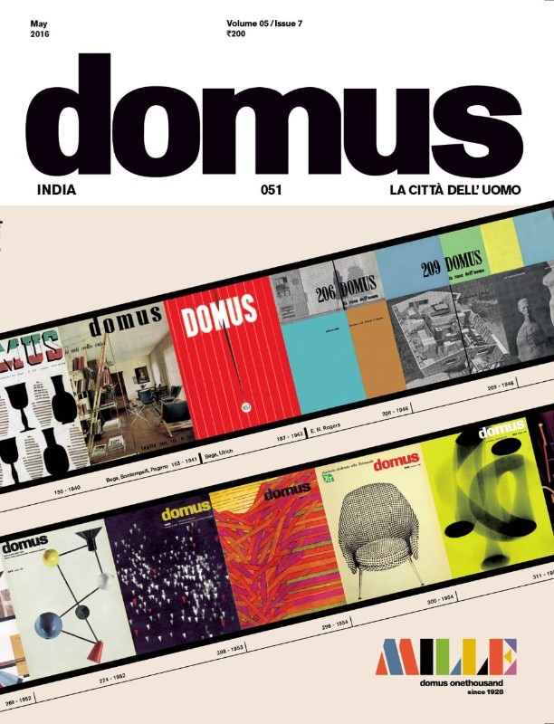 Domus India 51, May 2016, cover