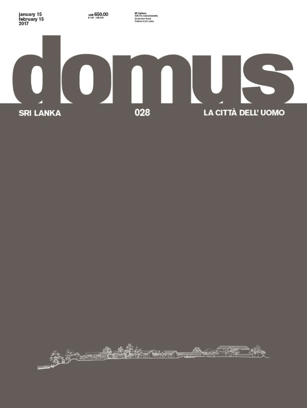 Domus Sri Lanka, January–February 2017, cover
