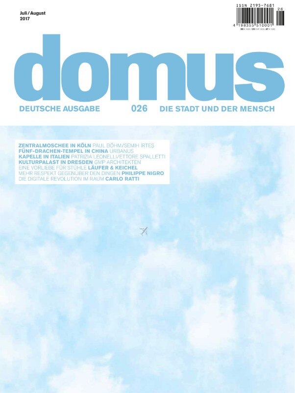 Domus Germany, July–August 2017, cover