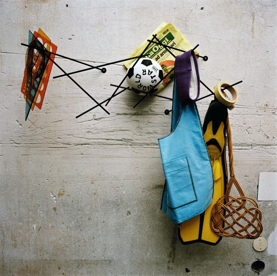 Coat rack by Carlo Contin. Photo Ramak Fazel