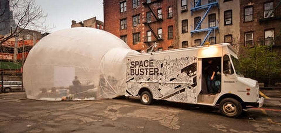 Spacebuster by Raumlabor. Courtesy Storefront for Art and Architecture