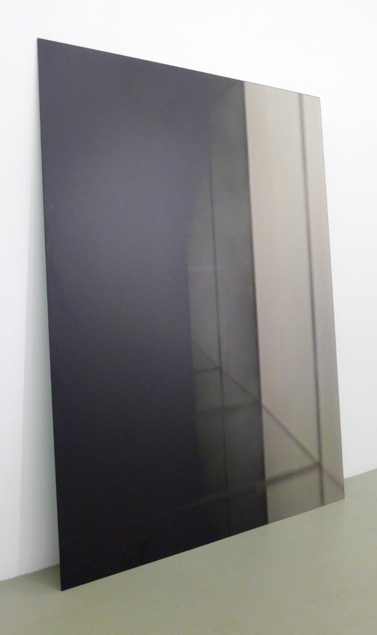 <i>There is Plenty of room at the bottom #2</i>, 2011, Photoprint on glass, 200 x 150 cm.