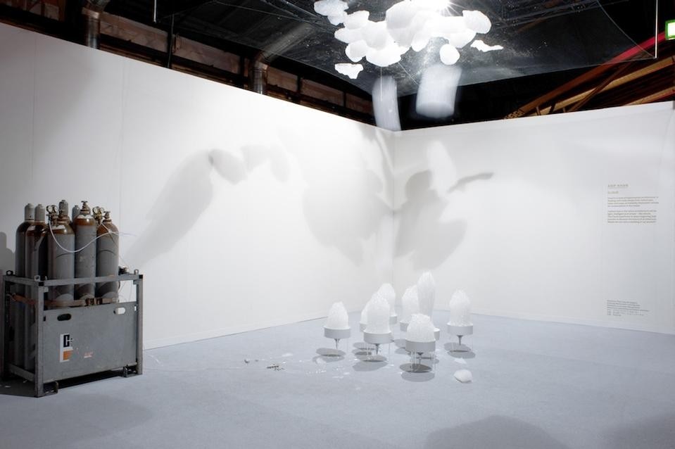 <i>Cloud</i> by Pernilla Ohrstedt and Asif Khan at Design Miami/Basel, 2011. Photo by James Harris.