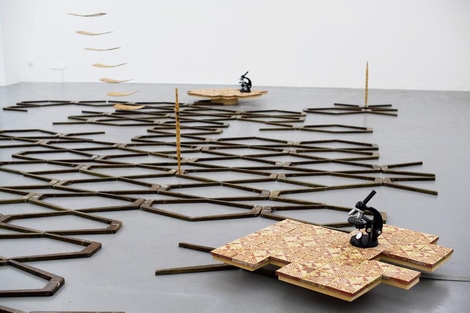 Diango Hernández, <i>Homesick</i>, 2009.
View of the installation for the Liverpool Biennial, 2010
Courtesy Paolo Maria Deanesi Gallery, Rovereto - Galerie Michael Wiesehöfer, Cologne - Alexander and Bonin, New York. Photo Liverpool Biennial


