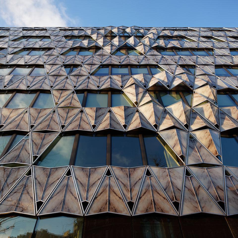 Origami Building by Manuelle Gautrand