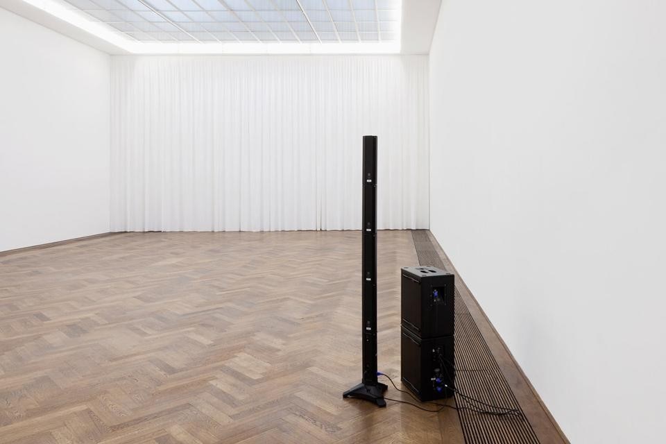 Hannah Weinberger, <i>When You Leave, Walk Out Backwards, So I’ll Think You’re Walking In</i>, Basel Kunsthalle, 2012. Installation view