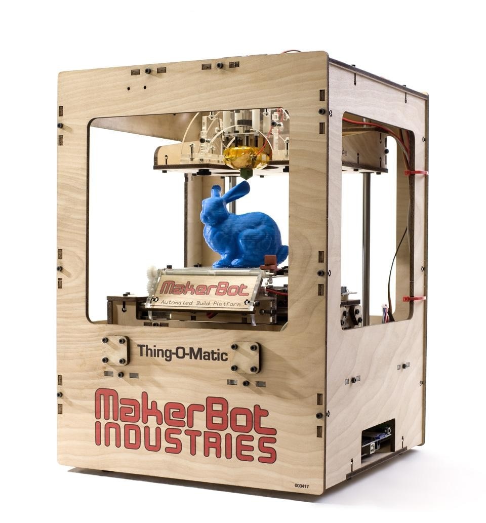 Makerbot, part of <em>Print/3D</em>, on view at Material ConneXion